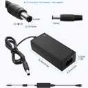 ALITOVE 24V DC Power Supply 2A 48W AC/DC Adapter 100~240V AC to DC 24 Volt 2 Amp Converter 24 vdc 2000mA 1.8A 1.5A 1.3A 1.2A with 5.5mmx 2.5mm 2.1mm Plug for LED Strip Light CCTV Camera DC Pump Fan