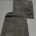 MIULEE Pack of 2 Couch Throw Pillow Covers 12x20 Inch Soft Dark Gray Chenille Lumbar Pillow Covers for Sofa Living Room Solid Dyed Cases