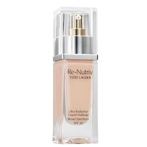 Este Lauder Re-Nutriv Ultra Radiance Liquid Foundation SPF 20 | Luxurious, Hydrating, Long-Wearing, 1 Fl Oz (1N2 Ecru - Light with neutral rosy undertones)