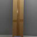 PHPH 36 Inch Wood Floating Shelves for Wall, Wooden Wall Shelves for Bedroom, Set of 4 Light Brown