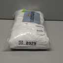 NICETOWN White Sheer Linen Curtains for Living Room, Rod Pocket & Back Tab Sweep to Floor Window Treatments Semi Sheer Drapes Privacy for Patio Door/Hall, 2 Panels, W52 x L95