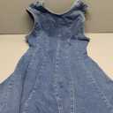 KDF Denim Dress for Women Sleeveless Babydoll Tank Jean Dress Slim Fit A-Line Summer Dresses for Women 2026 (Medium Blue)