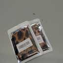 2 x CheapSunday ID Card Holder for Back of Phone Leather Phone Wallet Stick On with Stand Flip Waterproof Leather Adhesive Wallet for Most Cellphones (Leopard Small)