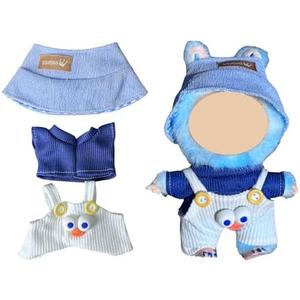 Doll Clothes - Compatible with LBB 5.91-6.7inch(15-17cm) Dolls as Accessories Only, Premium Dolls Outfit with Accessories, Hand Crocheted Hat, Sweaters, Bag 4