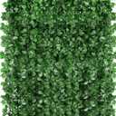 360 Feet 48 Pack Fake Greenery Hanging Garland, Ivy Leaf Plants, Vine Leaves, Fake Flowers Foliage for Bedroom Garden Wall Decor
