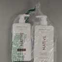 Native Coconut & Vanilla Shampoo and Conditioner Contain Naturally Derived Ingredients | All Hair Types, Color & Treated, Fine to Dry Damaged, Sulfate & Dye Free  2Pack