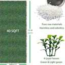 ODTORY Artificial Boxwood Roll,48x120 in (40 sqft) UV-Anti Faux Ivy Boxwood Hedge Leaf Grass Wall for Patio Balcony Privacy, Garden, Backyard Greenery Wall Backdrop and Fence Decor