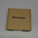 Nnaningo Clip On Mirror For Computer Monitor, Laptop Mirrors, Desk Office Cubicle, Pc To See Behind You, Desktop Rear View, Personal Safety (1PCS)