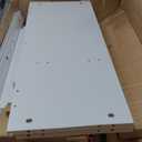 SoBuy Wall Cabinet Laundry Room, Medicine Cabinet for Kitchen Bathroom Garage, Wall Storage Cabinet with Adjustment Shelves, White FRG231-L-W