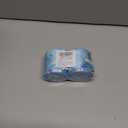 LaRibbons Christmas Wired Ribbon 2.5 inch Double Faced Blue Snowflakes and Striped Christmas Ribbon for Tree Garland, Wreath Bow, Xmas Crafts Decorations, 2 Rolls 10 Yards Total