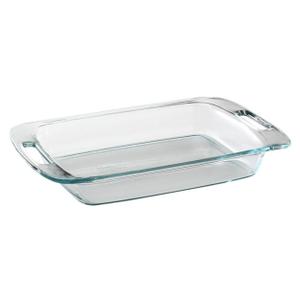 Pyrex® 3-qt Easy Grab® Rectangular Glass Baking Dish: Glass Bakeware, Dishwasher-SafeWarranty