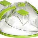 Microwave Splatters - Foldable Splash Guard Covers | Microwave Plate And Oven With Handle | Multifunctional Splash Guard Steaming Tray Kitchen Tool For Indoor Heating Food