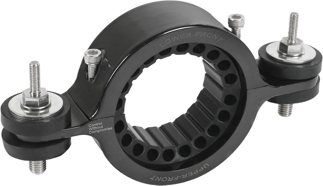 DICMIC CHR03A0 Driveshaft Center Support Bearing Carrier Compatible with 2011-2023 Dodge WD Durango Jeep WK2 Grand Cherokee Replace# 52853646AE, 52853646AC, Black