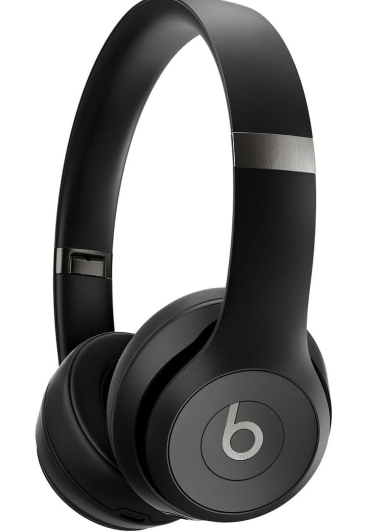 Beats Solo 4 - Wireless On-Ear Bluetooth Headphones, Up to 50-Hour Battery Life, Ultra-Lightweight Comfort, Powerful and Balanced Sound, Apple & Android Compatible - Matte Black