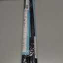 2 x Blackout Window Film, Window Privacy Film Frosted Faux 3D Floral Decorative Static Cling Heat Blocking Window Tint, Black, 17.5" x 78.7"