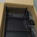 Desktop Monitor Stand with Drawers, 2-Layer Elevated Computer Laptop Riser with Storage, Metal Mesh Organizer Rack for Office