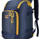 Goloni 50L Ski Boot Bag with Rubberized Exterior/Waterproof Bottom for Skis, Snowboard, Ski Helmet, Accessories