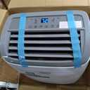 BLACK+DECKER Portable Air Conditioner, 8,000 BTU (3,950 BTU SACC) for Rooms up to 400 Sq. Ft., Portable AC with Follow Me Remote Control and Window Kit, BPACT08WT, White