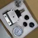 Adjustable EFI Fuel Pressure Regulator Kit 3-70PSI with AN8 Feed Port and AN6 Return Port (black)