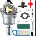 Carburetor for B&S 594601 796587 591736 Fits 19HP 19.5HP 20HP 20.5HP 21HP Engine Craftsman Riding Lawn Mower Tractors Replace Intek Single Cylinder OHV Motor Nikki Carb with Fuel and Air Filter