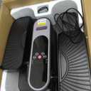 Under Desk Elliptical Machine for Senior Mini Elliptical Leg Exerciser with Remote Quiet Portable Electric Seated Foot Pedal Exerciser for Home Office