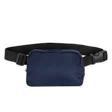 Women Fanny Pack, Women Waist Bag Lightweight Portable for Outdoor (Dark Blue, 2 Pcs)