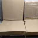 Outdoor Chair Cushions Set of 4: Patio Furniture Cushions - Outdoor Lounge Cushion, Light Brown, 21 length inches x 23 width inches