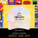 Concept One Unisex Adult Friends Tv Show Baseball Cap, Adult Unisex Polyster Adjustable Dad Hat with Curved Brim and Tie-dye Design