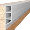 Nalwort Dock Bumpers 16 Feet and 24 Feet, Full Protection Dock Fender for Straight Edge and Side, Boat Dock Bumpers for Edging, Includes Mounting Screws, Black Gray Blue Brown Green Orange Yellow