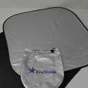 EzyShade Windshield Sun Shade with Shield-X Reflective Technology. See Size-Chart with Your Vehicle. Foldable 2-Piece Car Sunshades Reflect UV Sun and Heat and Protect Your Car. Standard (Medium) Size