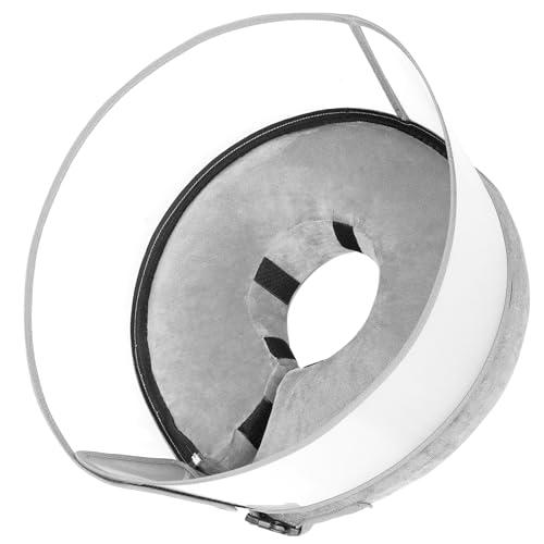 BARKLESS Inflatable Dog Cone, Soft Dog Donut Collar After Surgery, 2-in-1 Inflatable Collar with Detachable Anti-Licking Shield, Patented Donut Cone for Large Breeds to Stop Licking Wounds : Pet Supplies