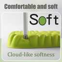 Height Increase Insoles - 4D Cloud Insole - Soft Memory Foam Insoles for Men Women (Green 2.5CM, Womens 10.5-12/Mens 9-10.5)