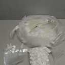 Meanplan 100 Pcs Plastic Pouches Bulk Reusable Squeeze Pouches Clear Plastic Juice Leak Proof Bags with Funnel for Party Favors Supplies(3.5 oz,Straight Mouth)