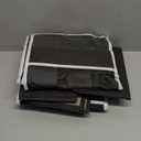 Heavy Duty Over The Door Organizer 5 Tiers, Extra Large Behind Door Storage of 10 Big Front & 10 Mesh Pockets, 80lb Weight Capacity, Hanging Doors Storage Organizer for Closet Bedroom Nursery, Grey (Gray)