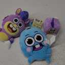 Set of 3: WowWee Baby Shark's Big Show! Song Cube Chucks Plushie with Baby Shark Theme Song Cute Stuffed Animals for Toddlers +  WowWee Pinkfong Baby Shark Offical 12" Fin Friend Plush with Sound - Hank, Blue + 
WowWee Pinkfong Baby Shark Offical 12" Fin Friend Plush with Sound - Chucks, Purple