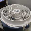 Lasko Wind Machine Fan, Air Circulator Fan with 3 Speeds, 20" Model 3300, Gray