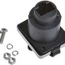 5PCS Panel Mounting RJ45 IP65 Waterproof PCB Signal Panel Cat5/5e/6 8P8C Connector Ethernet LAN Cable Connector Double Head Coupler Adapter Female to Female with Waterproof/Dust Cap