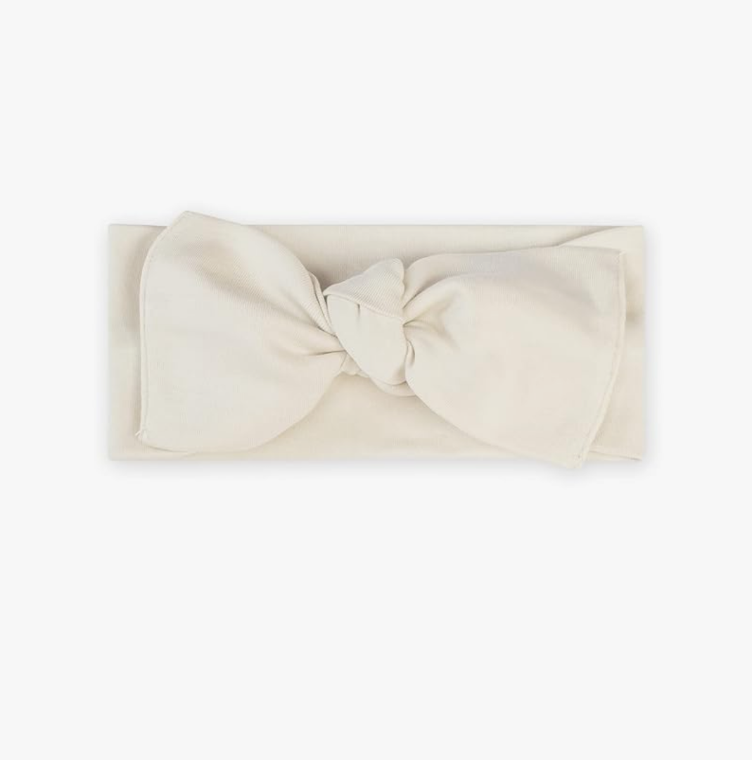 Colored Organics Baby Organic Cotton Hattie Bow Wrap Headband