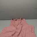 GRACE KARIN Women's Summer Dress 2025 Casual Square Neck Flattering A-Line Button Down Midi Tank Sundress with Pockets, L