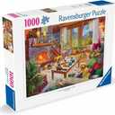 Ravensburger Cozy Cabin 1000 Piece Jigsaw Puzzle for Adults - 12000293 - Handcrafted Tooling, Made in Germany, Every Piece Fits Together Perfectly
