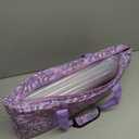 American Mahjong Tile Set, 166 White Tiles Mahjong Set, 4 Transparent All-in-One Racks/Pushers, Complete Game Set with Purple Printed Carrying Bag