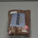 UMINEUX Oval Fitted Vinyl Tablecloth with Elastic Edged & Flannel Backing, Waterproof Wipeable Oval Table Cover - Fits Tables up to 42"X68" (Wood)