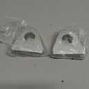 Weld on Shackle Clevis Mounts, for Most Vehicles Bumper Towing, 1-inch Thickness Heavy Duty Steel (Set of 2)