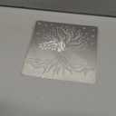 FINGERINSPIRE Tree of Life Metal Journal Stencil Stars Metal Painting Template Stainless Steel Multifunctional Planner Metal Stencils Templates for Wood Burning DIY, Engraving, Painting, Scrapbooking