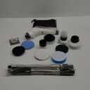 Electric Spin Scrubber, Cordless Shower Scrubber with 8 Scrub Brush, 2 Speed with Adjustable Extension Handle, Battery Level Display, Power Scrubber for Bathroom Bathtub Tile Floor (Black)