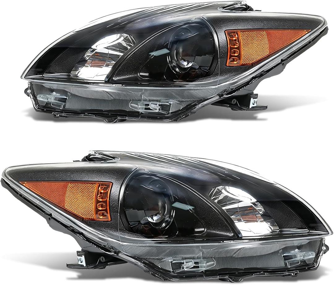 munirater 1 Pair Headlights Replacement for P-rius 2012 2013 2014 2015 Headlamp Assembly Driver and Passenger Side RH&LH