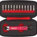 Prestacycle TorqRatchet PRO Deluxe Kit  210Nm Torque Wrench & Ratchet Multi-Tool  Compact Bike Tool Kit with 12 Bits  60Nm Rated  Carry Case Included