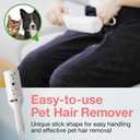 Necoichi Purrfection Neat & Easy Cat Hair Pet Hair Remover, Textured microfibers Trap Fur & lint Fast, Made in Japan