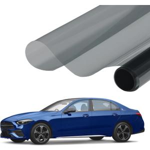 Car Window Tint 36 in x 15Ft- 50% VLT, Nano Ceramic Window Tint Film for Car, UV&IR Protection Heat Insulation Anti-Explosion Scratch Resistant with Installation Tools (36in x 15ft)