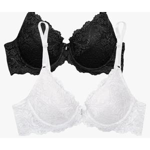 Smart & Sexy Women's Signature Lace Push-up Bra - Perfect for Seeking Effortless Style and Comfort 34 b